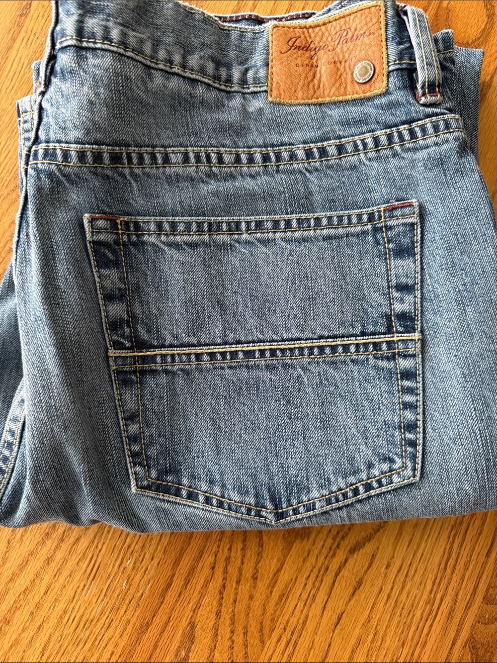 Men’s bootcut jeans size 35/34” Indigo Palms ( bought at Tommy Bahama)